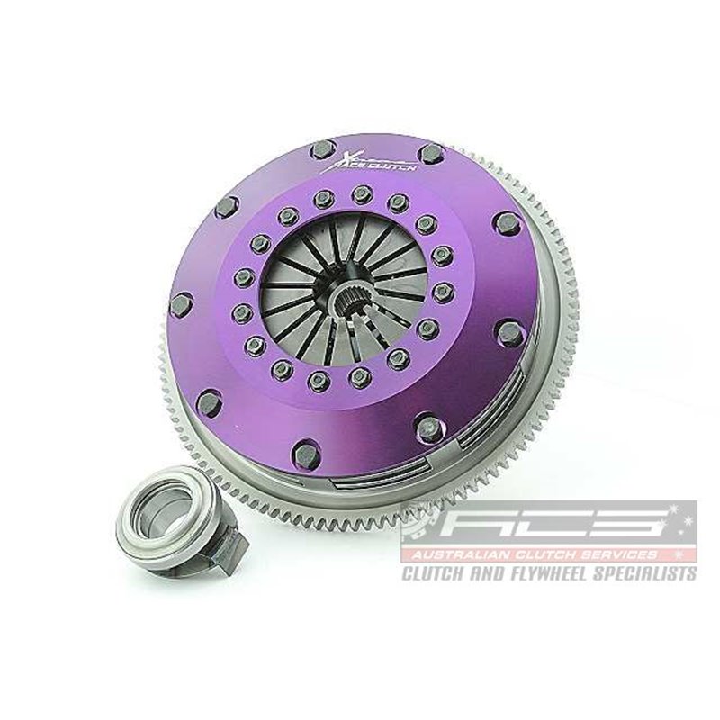 Xtreme Performance - 200mm Rigid Ceramic Twin Plate Clutch Kit Incl Flywheel HONDA ORTHIA / PARTNER 2.0 110KW (1995-2001)