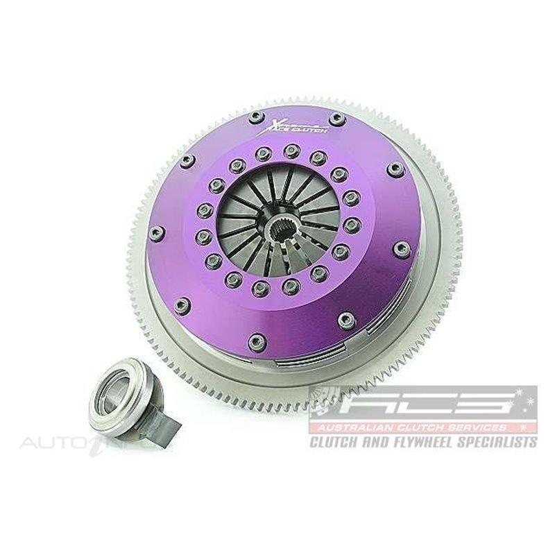 Xtreme Performance - 200mm Sprung Ceramic Twin Plate Clutch Kit Incl Flywheel Motorsport Kits SUBARU FORESTER 2.5 AWD (SH9) 169K