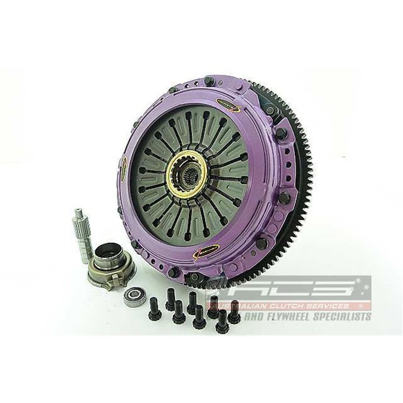 Xtreme Performance - 230mm Organic Twin Plate Clutch Kit Incl Flywheel Motorsport Kits SUBARU WRX 2.5 WRX STi 2.5 AWD 221KW (201