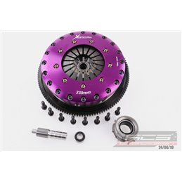 Xtreme Performance - Kit Embrayage organique bi disque 230 mm, volant moteur Motorsport inclusKits SUBARU LIBERTY 2.5 GT AWD (BR