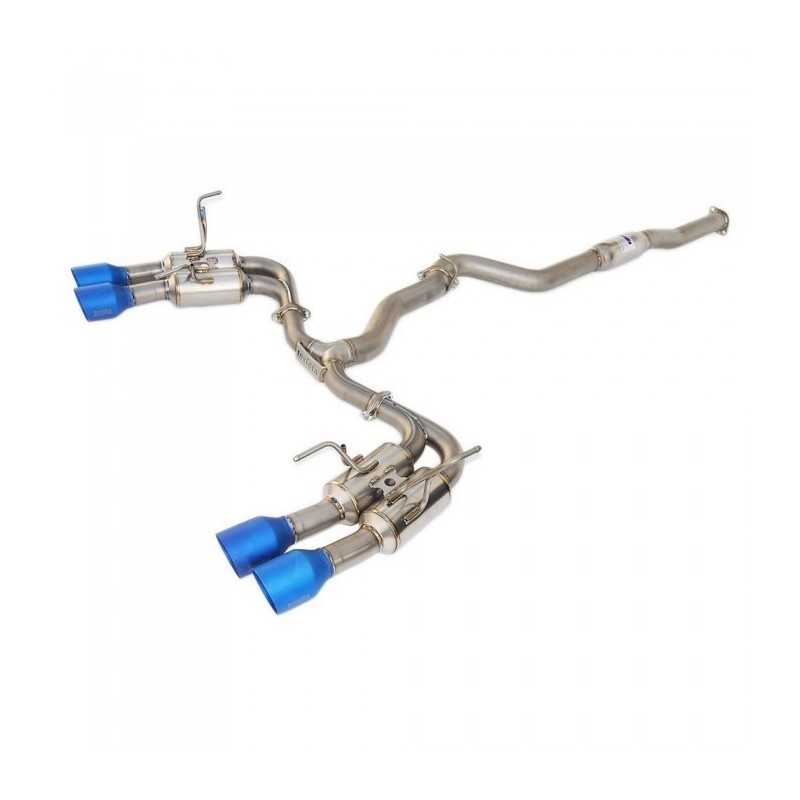 Silencieux et intermédiaire GEMINI R400 INVIDIA Full Titanium 80mm STI 2015-2021