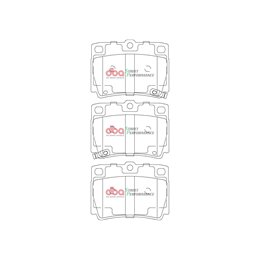 Rear brake pads DBA SP Type MITSUBISHI Shogun SP Typeort 3.0L 2000-2008