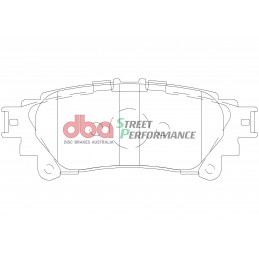Plaquettes de frein Arrière DBA Type SP TOYOTA Mirai Hydrogen and Electric 2015-