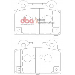Plaquettes de frein Arrière DBA Type XP MITSUBISHI Lancer Evo 10 2.0L Turbo 2008-2016