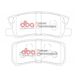 Plaquettes de frein Arrière DBA Type XP MITSUBISHI Shogun 3.2L TD 2000-2006