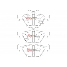 Rear brake pads DBA XP Type SUBARU Outback 2.5L 2015-