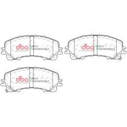 Plaquettes de frein Avant DBA Type SP NISSAN X-Trail 1.6L TD 2014-