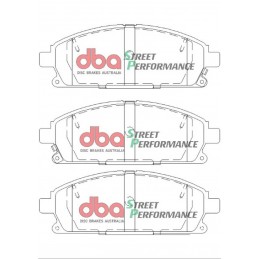 Plaquettes de frein Avant DBA Type SP NISSAN X-Trail 2.2L TD 2001-2007