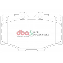 Plaquettes de frein Avant DBA Type SP TOYOTA Landcruiser 2.4L 84-90