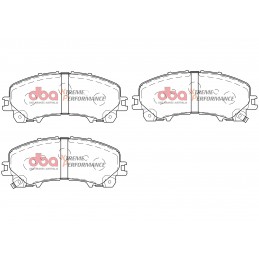 Front brake pads DBA XP Type NISSAN X-Trail 2.0L TD 2017-